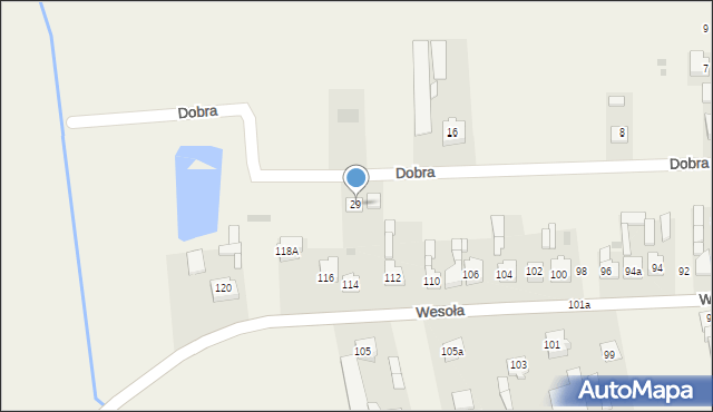 Wola Krzysztoporska, Dobra, 29, mapa Wola Krzysztoporska