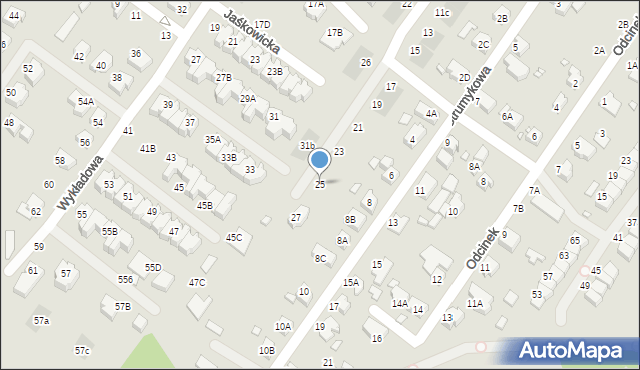 Wrocław, Dobrzykowicka, 25, mapa Wrocławia