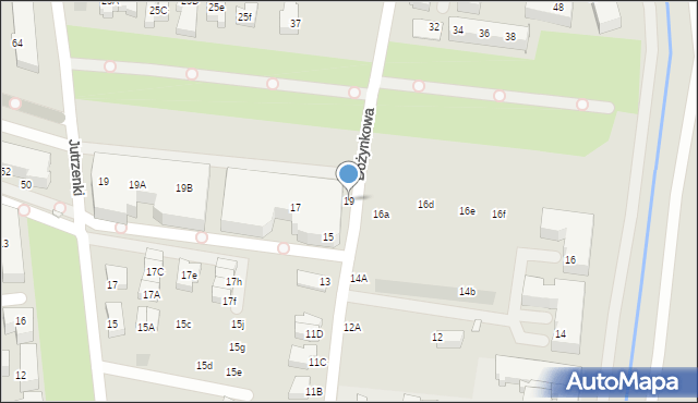 Wrocław, Dożynkowa, 19, mapa Wrocławia