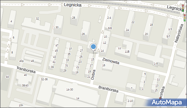 Wrocław, Dobra, 13, mapa Wrocławia