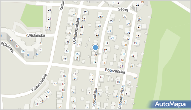 Wrocław, Dobrzańska, 16, mapa Wrocławia