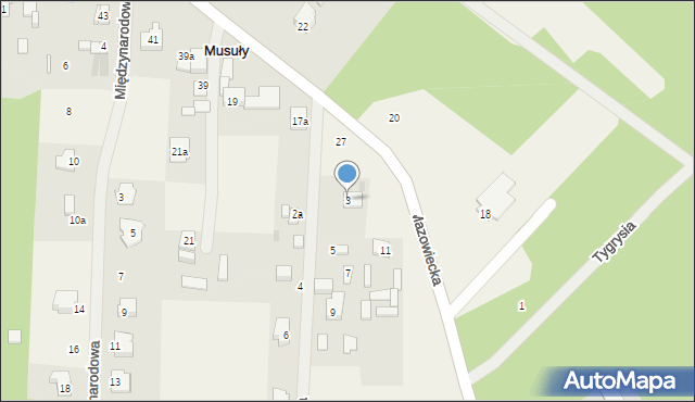 Wycinki Osowskie, Dolna, 3, mapa Wycinki Osowskie