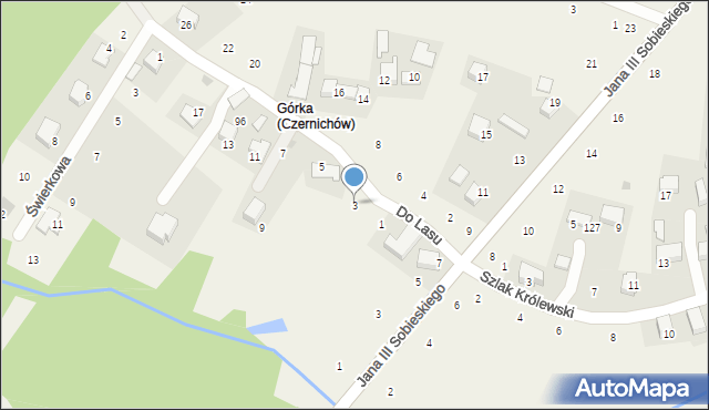 Zagacie, Do Lasu, 3, mapa Zagacie