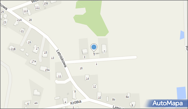 Żarki-Letnisko, Dobra, 5, mapa Żarki-Letnisko