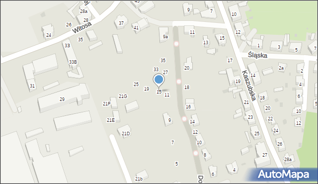 Żary, Dolnośląska, 15, mapa Żary