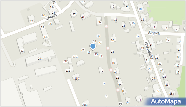 Żary, Dolnośląska, 17, mapa Żary