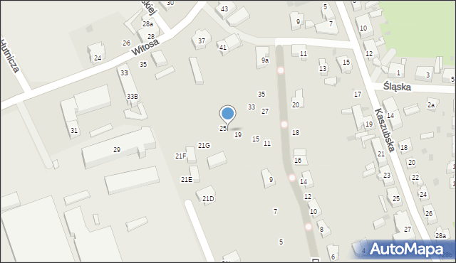 Żary, Dolnośląska, 23, mapa Żary