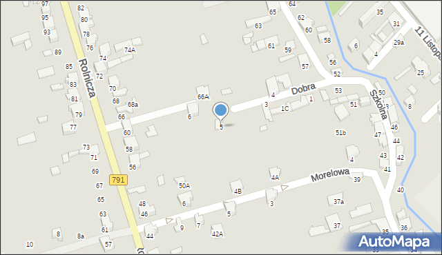 Zawiercie, Dobra, 5, mapa Zawiercie