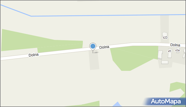 Zborowskie, Dolna, 45b, mapa Zborowskie