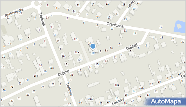 Zduńska Wola, Dojazd, 10, mapa Zduńska Wola