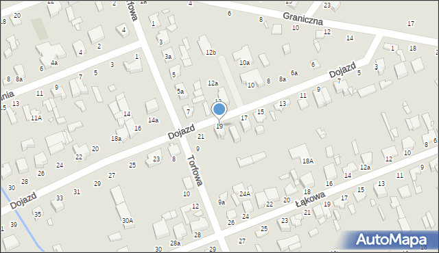 Zduńska Wola, Dojazd, 19, mapa Zduńska Wola