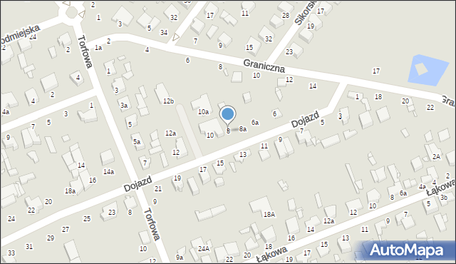 Zduńska Wola, Dojazd, 8, mapa Zduńska Wola