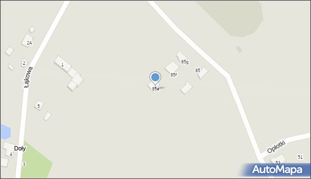 Złoczew, Dolna, 85e, mapa Złoczew