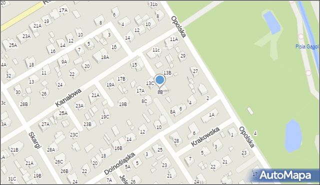 Żyrardów, Dolnośląska, 8B, mapa Żyrardów