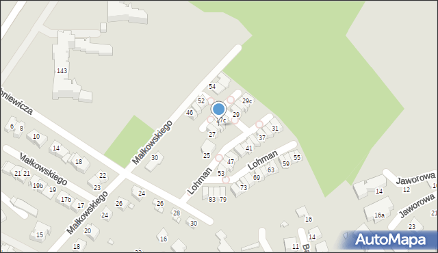 Bielsko-Biała, Drobniewicza Zygmunta, 27b, mapa Bielsko-Białej