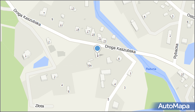 Brodnica Dolna, Droga Kaszubska, 4, mapa Brodnica Dolna