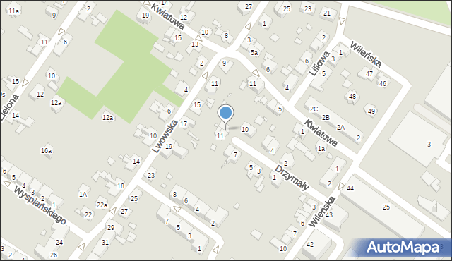 Brzeg, Drzymały, 12, mapa Brzeg