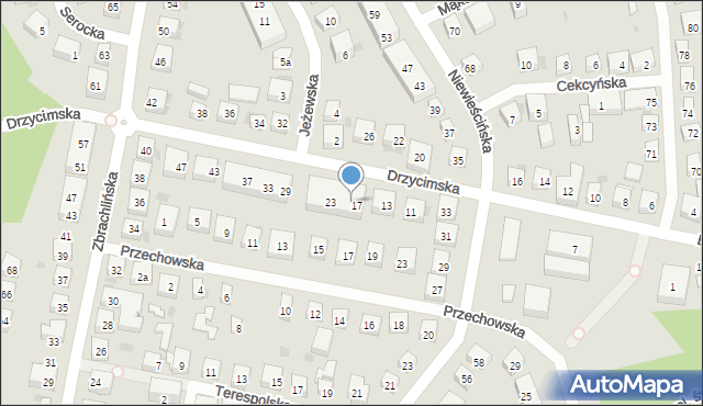 Bydgoszcz, Drzycimska, 19, mapa Bydgoszczy