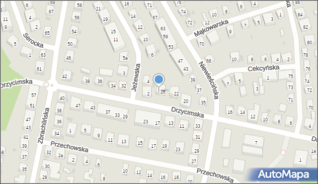 Bydgoszcz, Drzycimska, 28, mapa Bydgoszczy