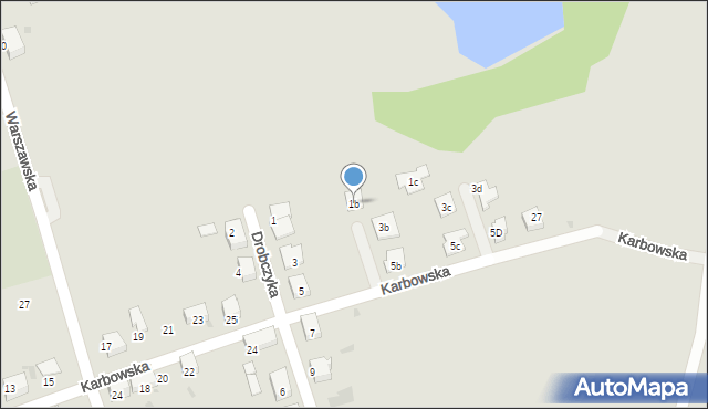 Bytom, Drobczyka Emanuela, 1b, mapa Bytomia