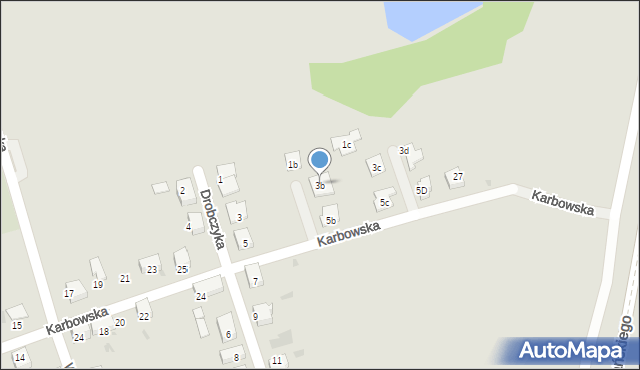 Bytom, Drobczyka Emanuela, 3b, mapa Bytomia