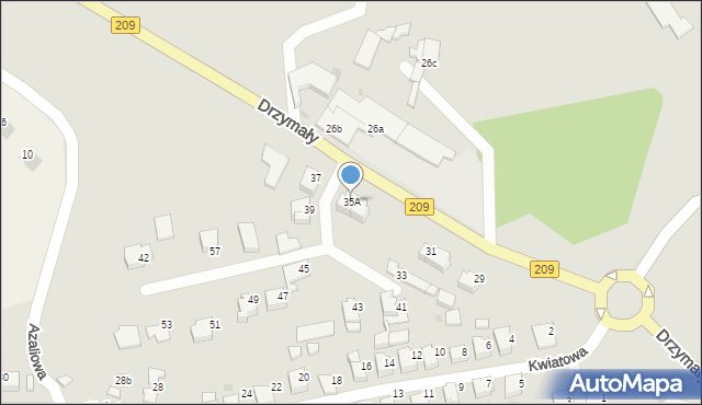 Bytów, Drzymały Michała, 35A, mapa Bytów