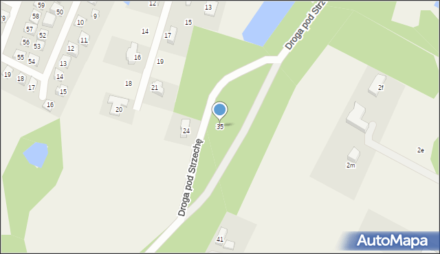 Charzykowy, Droga pod Strzechę, 35, mapa Charzykowy