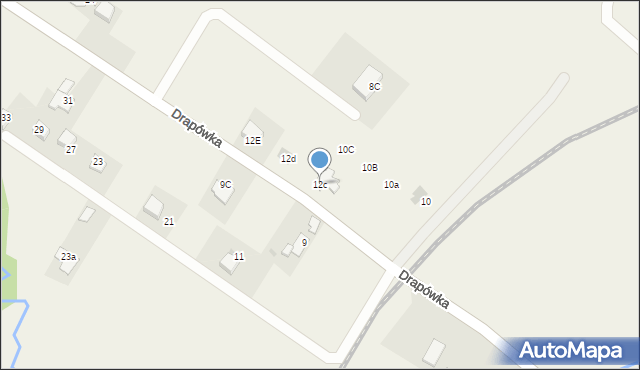 Chocznia, Drapówka, 12c, mapa Chocznia