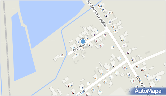 Chodzież, Drzymały Michała, 5, mapa Chodzież