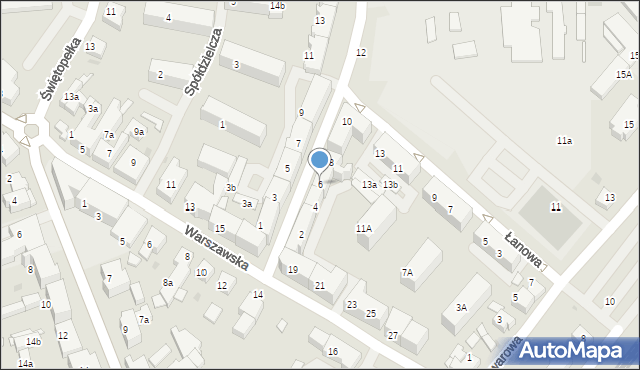 Chojnice, Drzymały, 6, mapa Chojnic