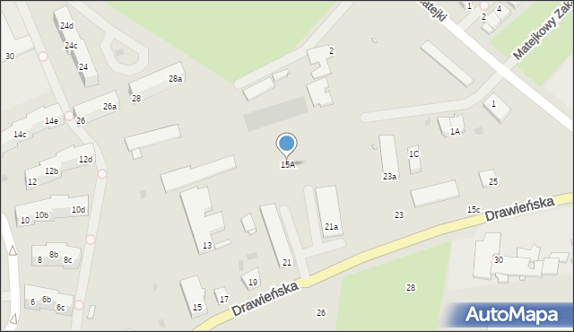 Choszczno, Drawieńska, 15A, mapa Choszczno