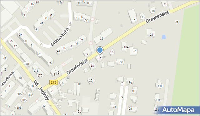 Choszczno, Drawieńska, 16, mapa Choszczno