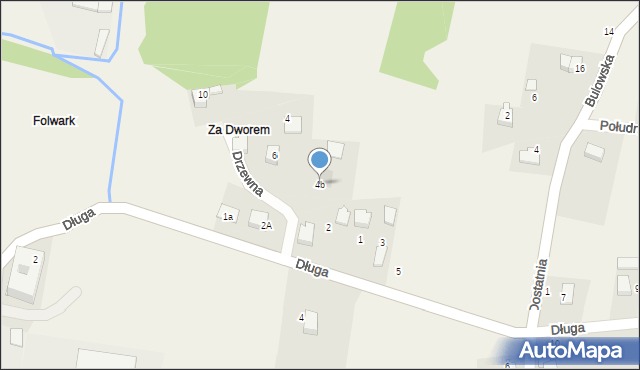 Czaniec, Drzewna, 4b, mapa Czaniec