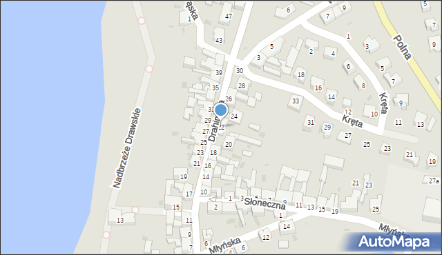 Czaplinek, Drahimska, 22, mapa Czaplinek