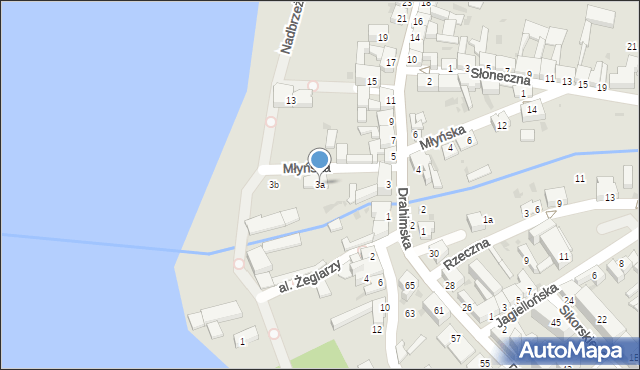 Czaplinek, Drahimska, 3a, mapa Czaplinek