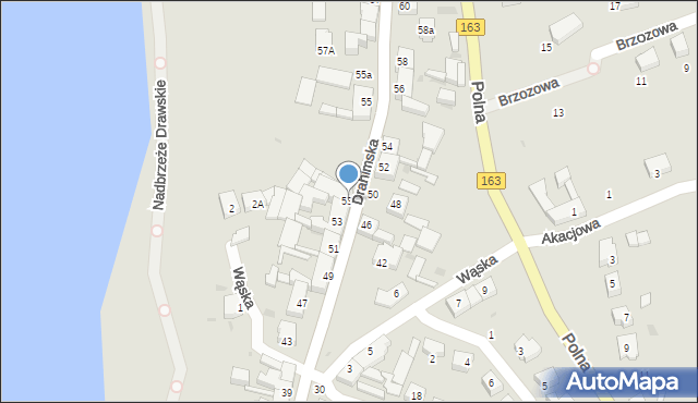 Czaplinek, Drahimska, 53A, mapa Czaplinek