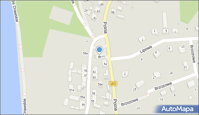 Czaplinek, Drahimska, 66, mapa Czaplinek