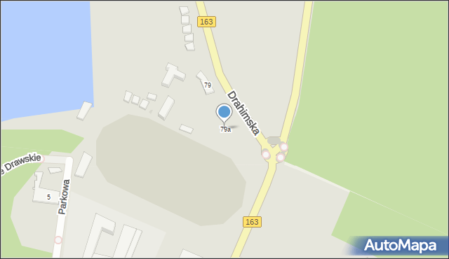 Czaplinek, Drahimska, 79a, mapa Czaplinek