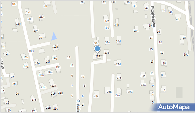 Czechowice-Dziedzice, Drzymały Michała, 23F, mapa Czechowic-Dziedzic