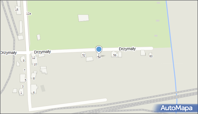 Czechowice-Dziedzice, Drzymały Michała, 54, mapa Czechowic-Dziedzic