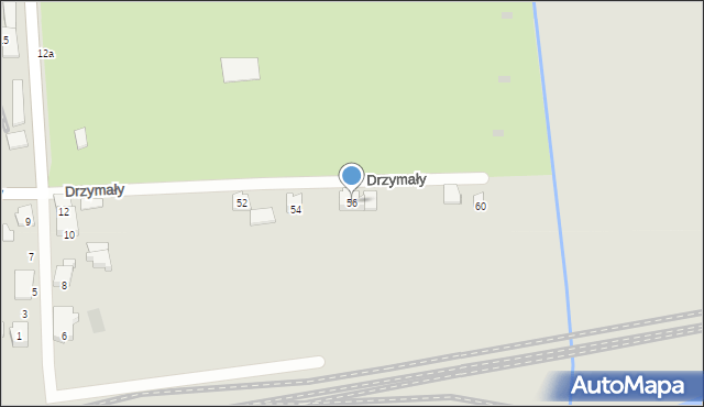 Czechowice-Dziedzice, Drzymały Michała, 56, mapa Czechowic-Dziedzic