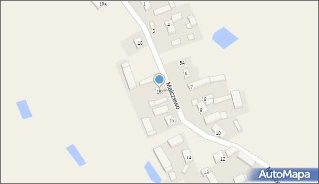 Drachowo, Drachowo, 16, mapa Drachowo