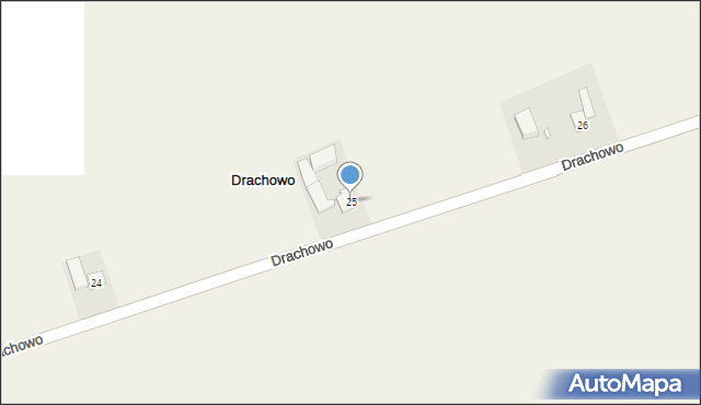 Drachowo, Drachowo, 25, mapa Drachowo