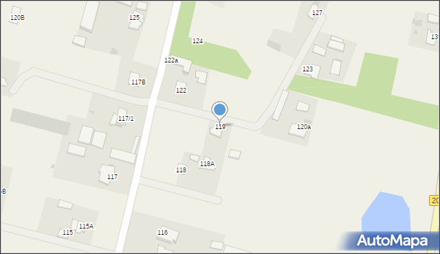 Dragacz, Dragacz, 119, mapa Dragacz