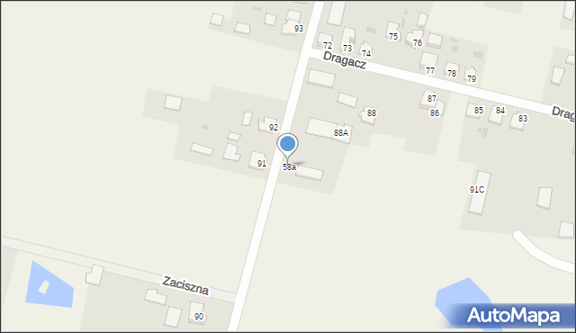 Dragacz, Dragacz, 58a, mapa Dragacz