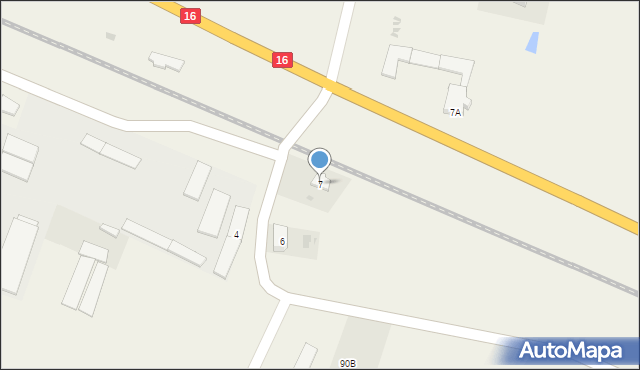 Dragacz, Dragacz, 7, mapa Dragacz
