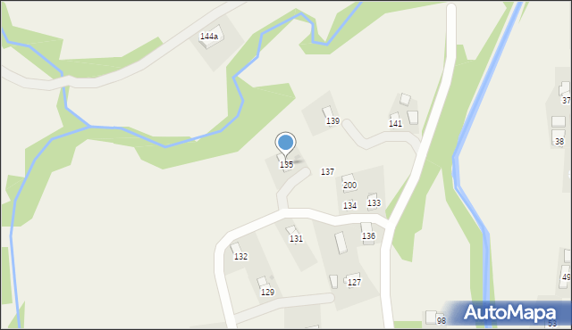 Draganowa, Draganowa, 135, mapa Draganowa