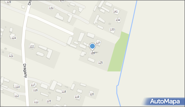 Dragany, Dragany, 126, mapa Dragany