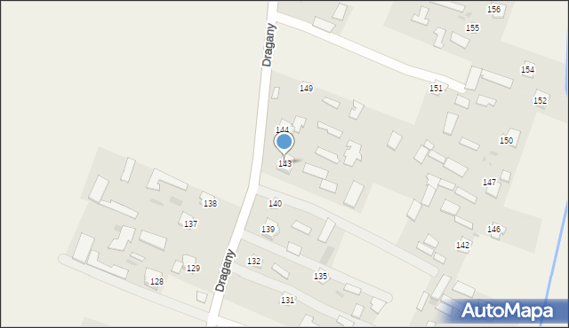 Dragany, Dragany, 143, mapa Dragany
