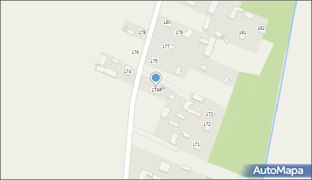 Dragany, Dragany, 174A, mapa Dragany